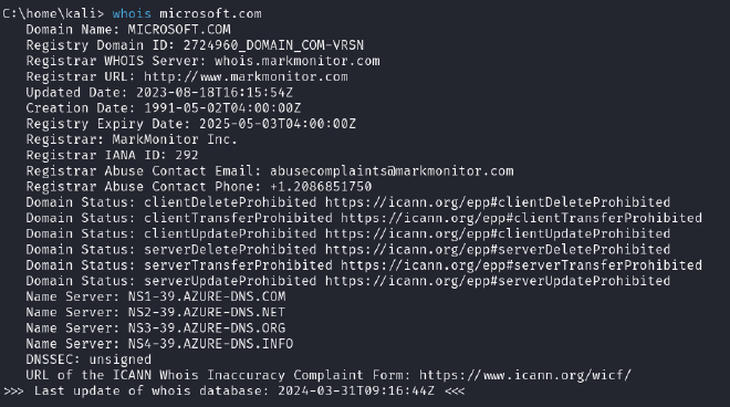 Whois-lookup-linux