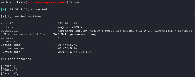 MSF-SNMP-Enum