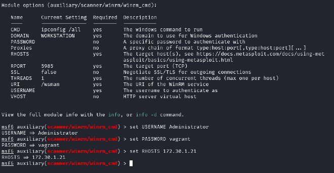 MSF-WinRM-Execute