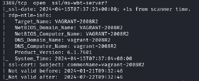 RDP-nmap-scan