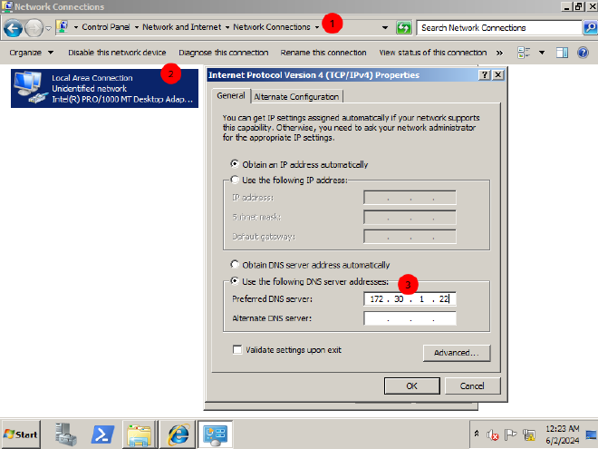 Network-connection-IPv4