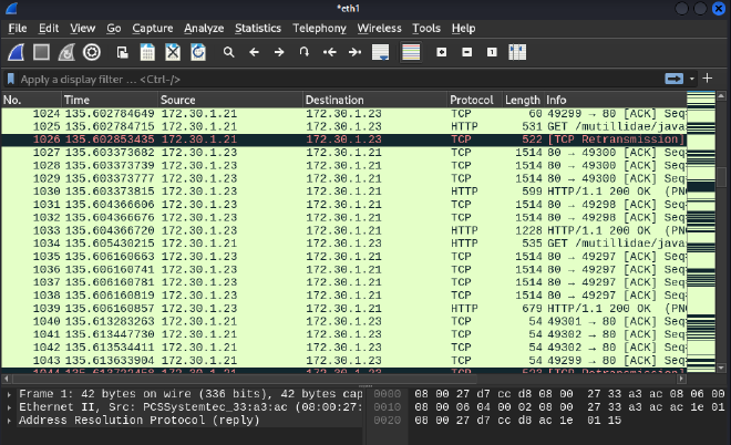Wireshark-new-packets-lookup