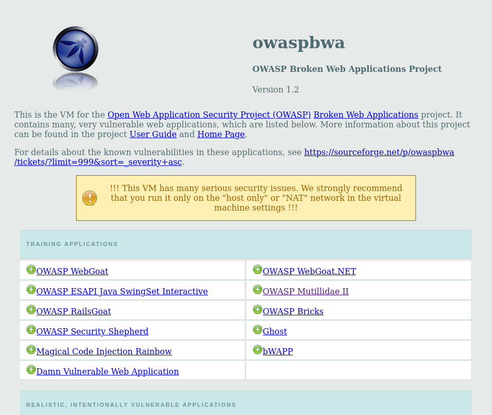 OWASP-BWA