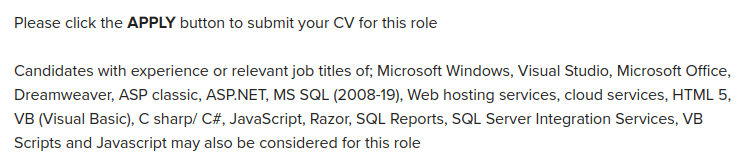 Job-listing-infrastructure