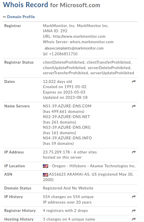 Whois-lookup-website
