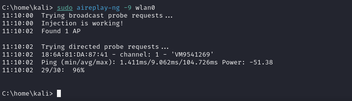 packet-injection-testing
