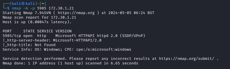 WinRM-Nmap-Scan