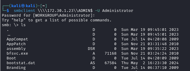smbclient-intial-scan